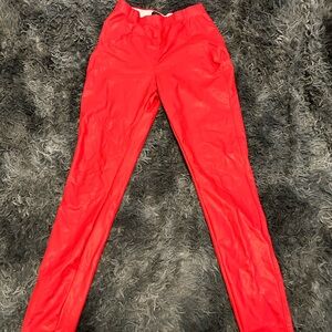 AKIRA Red Casual Track Pants